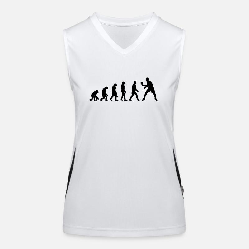 Evolution of Ping Pong Women's Functional Contrast Tank Top