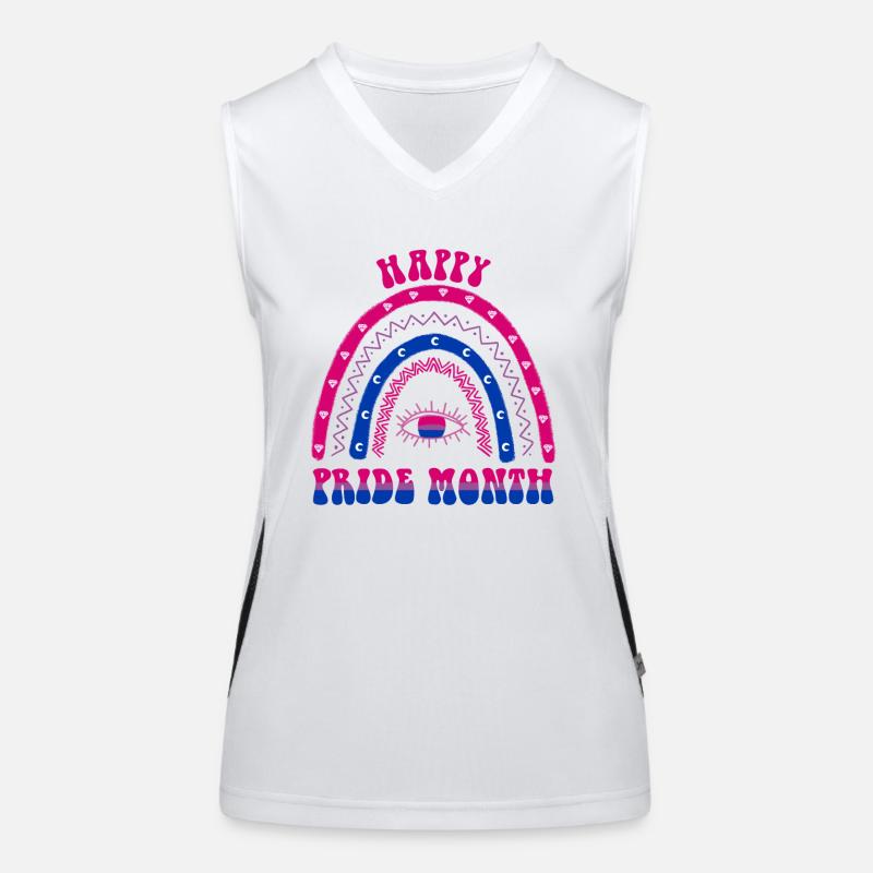 Boho Rainbow Happy Pride Mois Bisexuel Débardeur respirant contrasté Femme