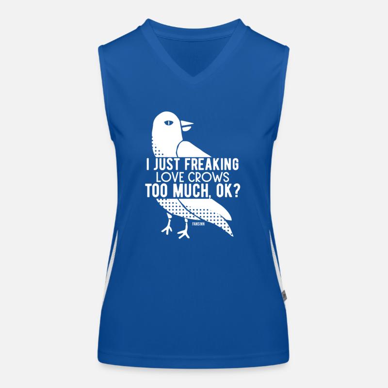 I love ravens Women's Functional Contrast Tank Top