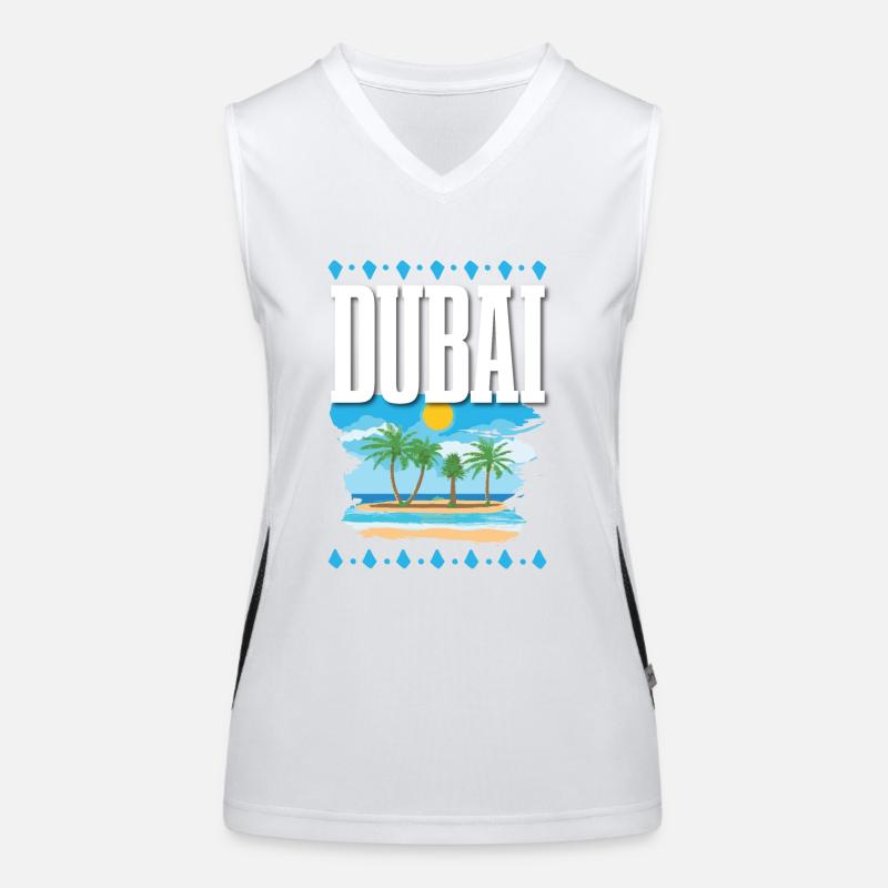 Dubai Funktionelles Kontrast-Tank Top für Frauen