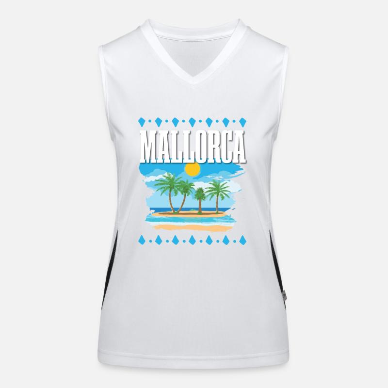 Mallorca Funktionelles Kontrast-Tank Top für Frauen
