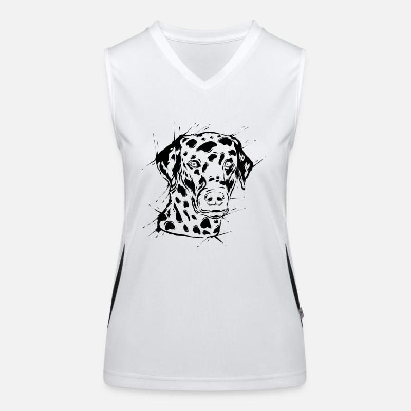Dalmatian Women's Functional Contrast Tank Top