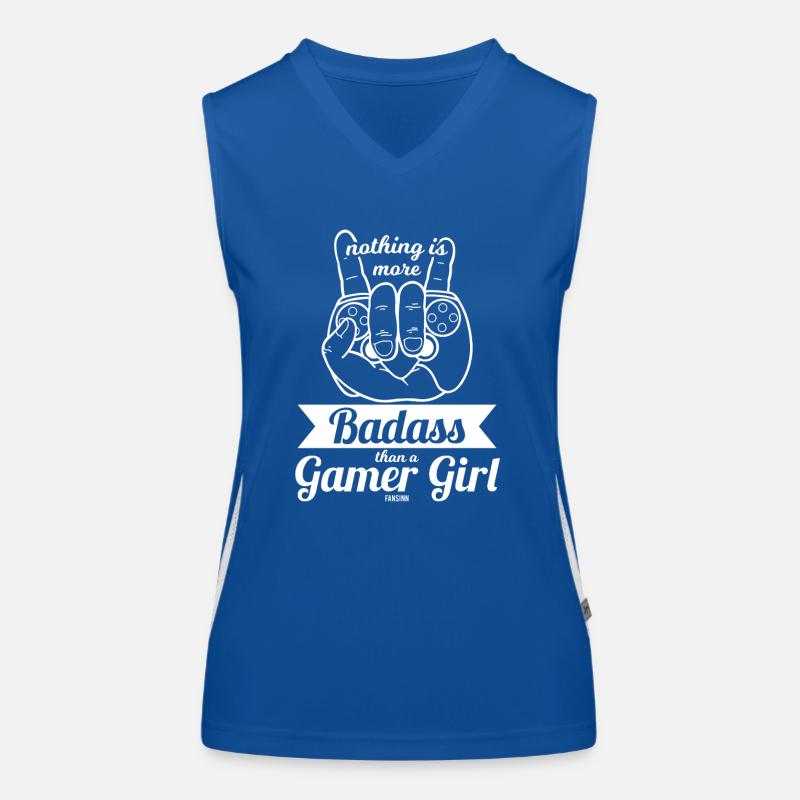 console de jeu cool pour filles Débardeur respirant contrasté Femme