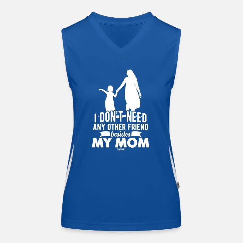 Mama Tochter Mädchen Muttertag Funktionelles Kontrast-Tank Top für Frauen