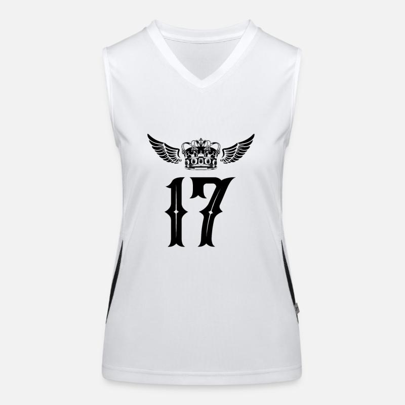 17 Number crown Women's Functional Contrast Tank Top