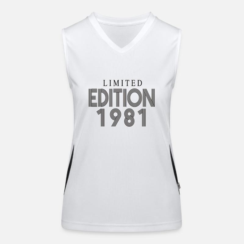 Édition limitée 1981 Débardeur respirant contrasté Femme