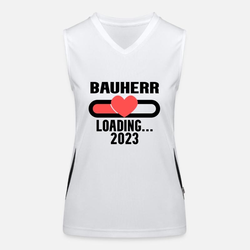 Bauherr 2023 Loading Funktionelles Kontrast-Tank Top für Frauen