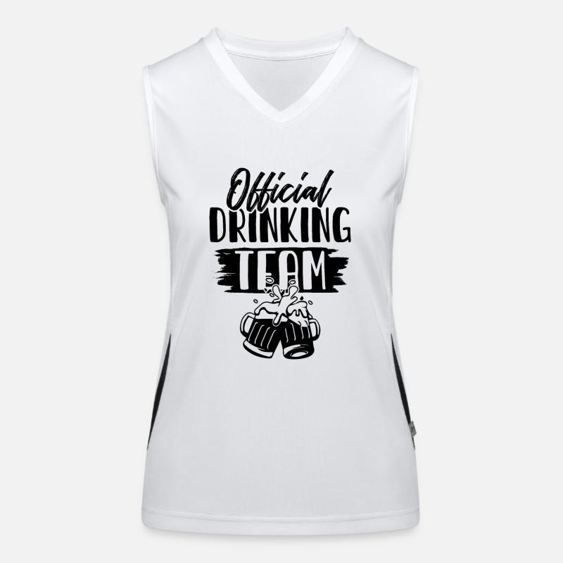 Équipe de boisson Débardeur respirant contrasté Femme