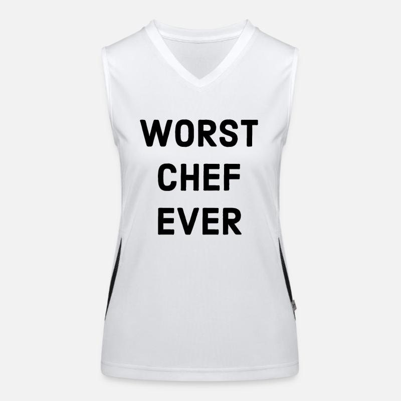 Worst Chef Saying Women's Functional Contrast Tank Top