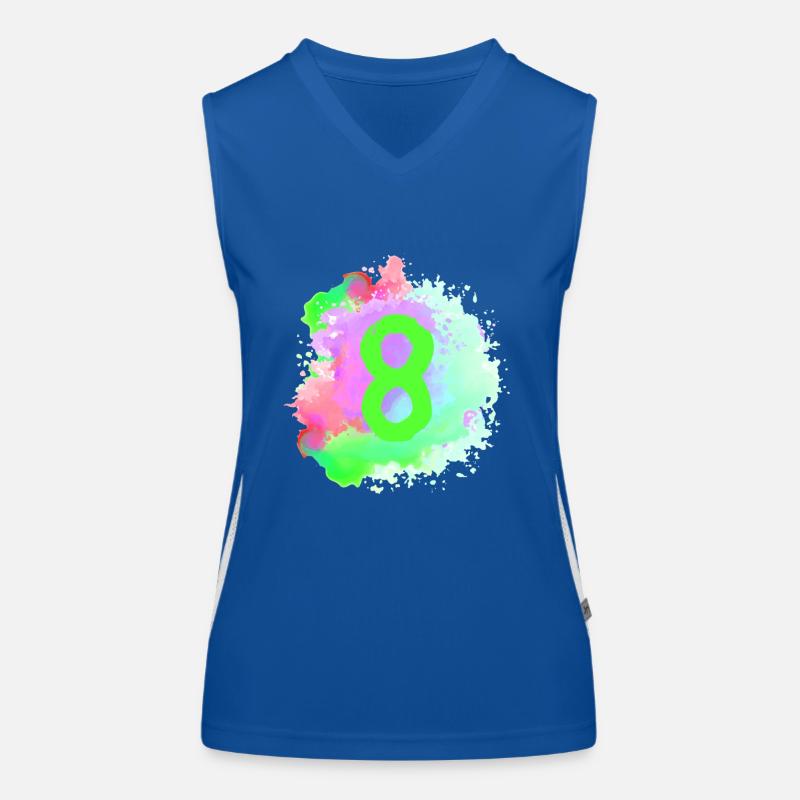 8 Nombre d’objets blob Débardeur respirant contrasté Femme