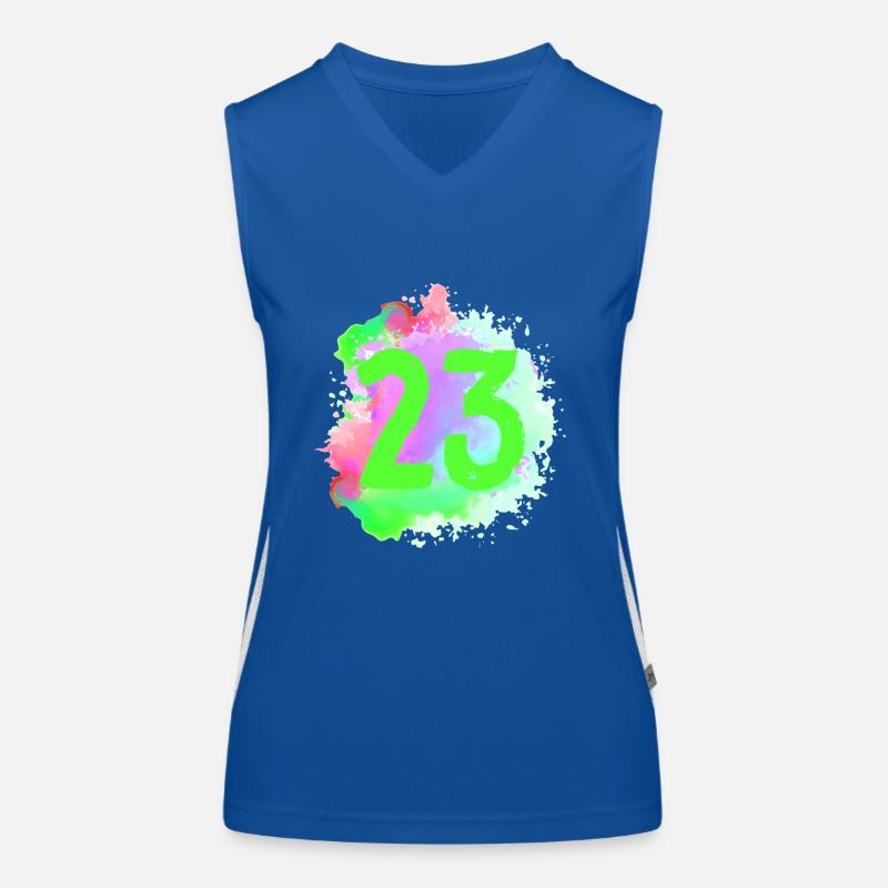 23 Nombre d’objets blob Débardeur respirant contrasté Femme