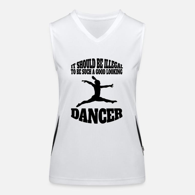 Dancer Ballerina Dance Ballet Gift Dance Class Women's Functional Contrast Tank Top