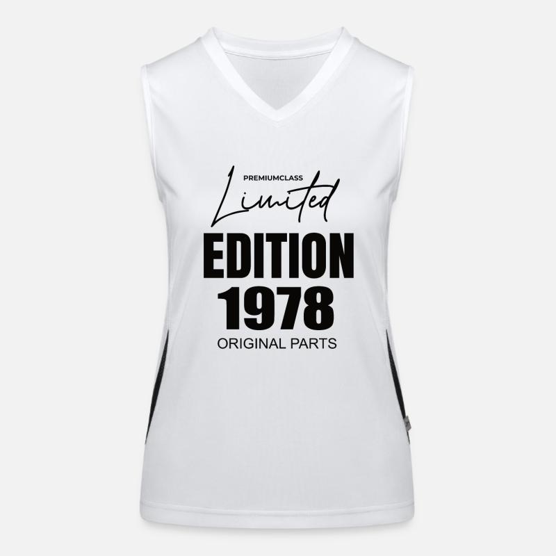 Édition limitée 1978 Débardeur respirant contrasté Femme