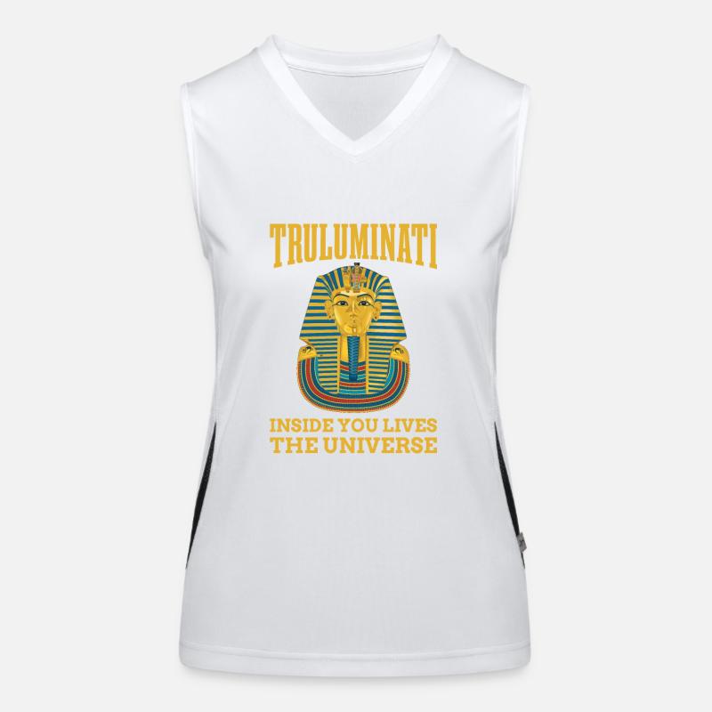 Truluminati In Dir Lebt Das Universum Funktionelles Kontrast-Tank Top für Frauen