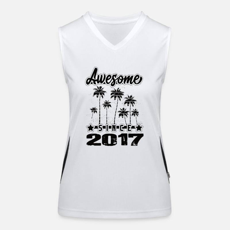 Awesome Since 2017 Women's Functional Contrast Tank Top