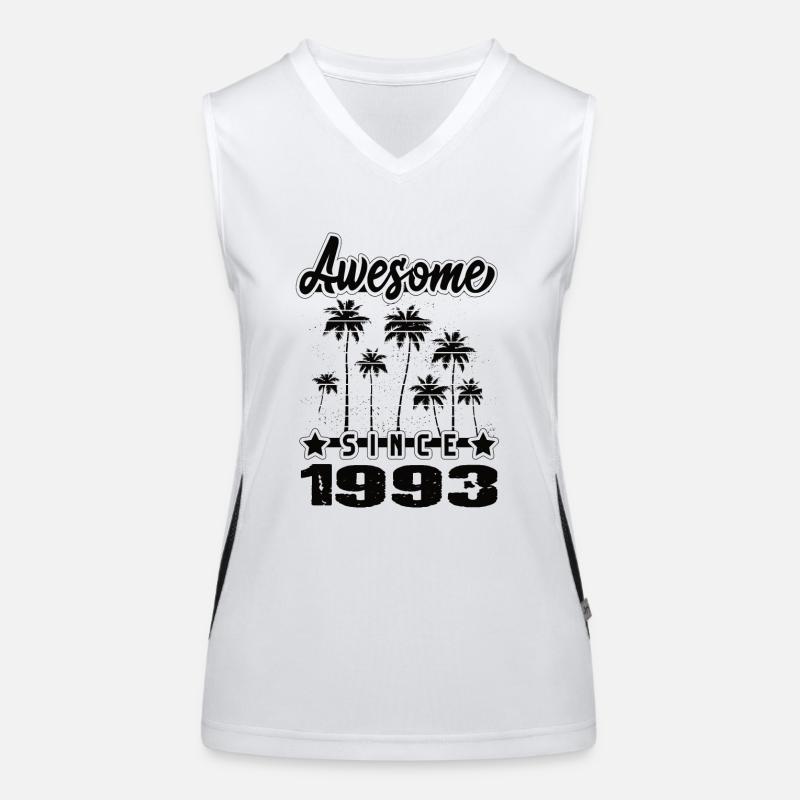 Awesome Since 1993 Funktionelles Kontrast-Tank Top für Frauen