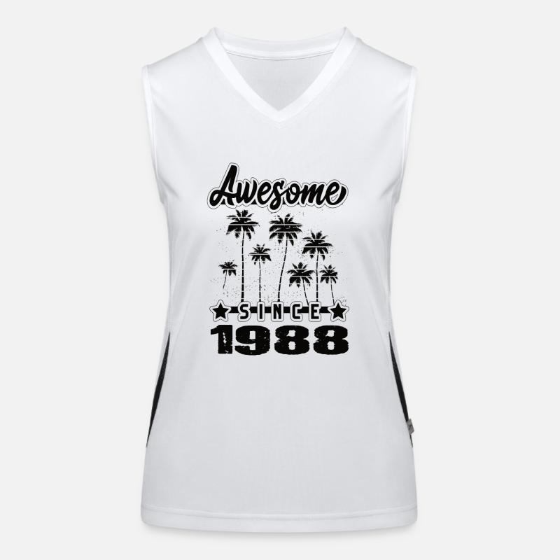 Awesome Since 1988 Women's Functional Contrast Tank Top