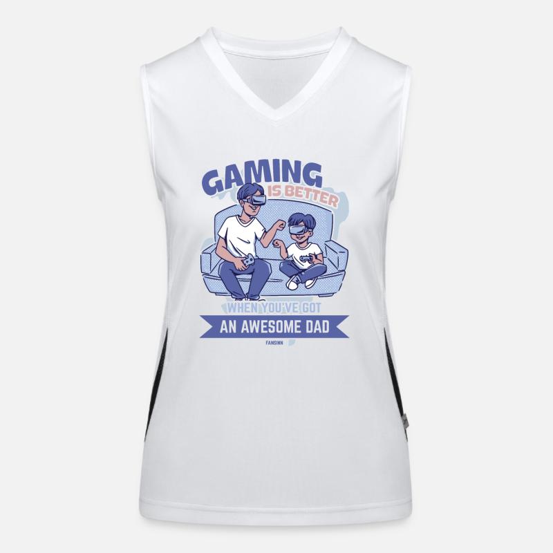 Vater Funktionelles Kontrast-Tank Top für Frauen