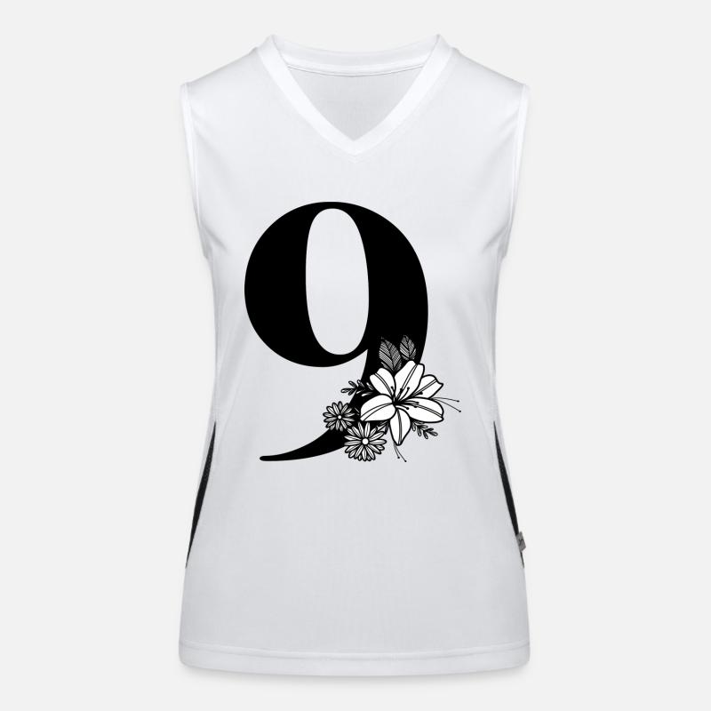 Number 9 Women's Functional Contrast Tank Top