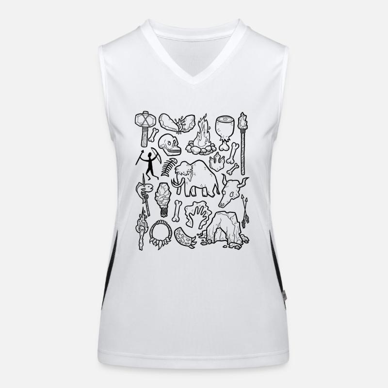 Âge de la pierre Débardeur respirant contrasté Femme