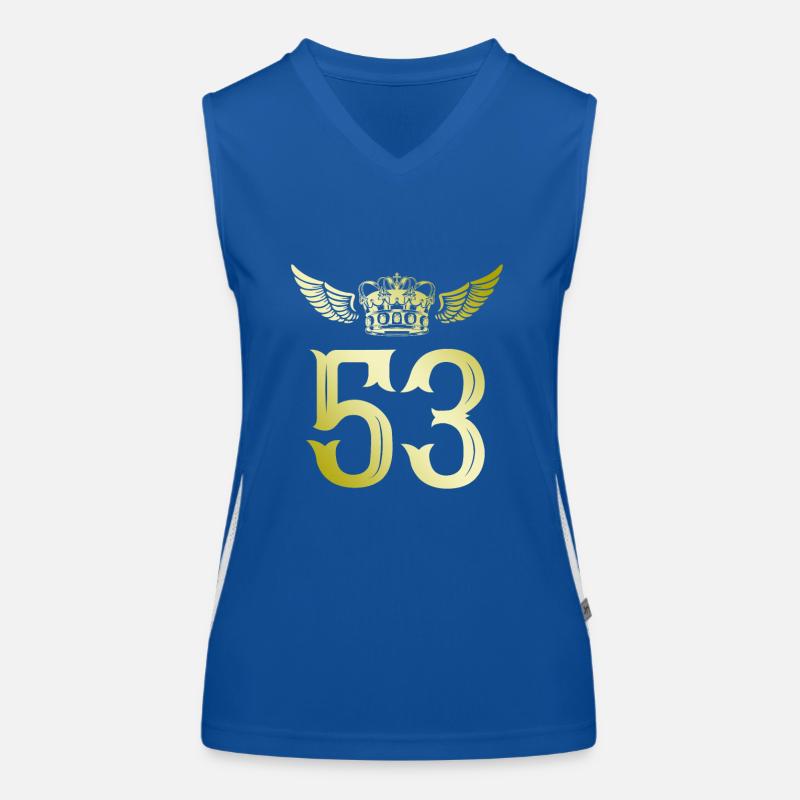 53 Number crown Women's Functional Contrast Tank Top