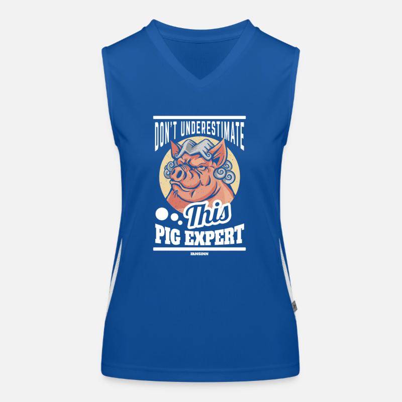 Cochon Débardeur respirant contrasté Femme