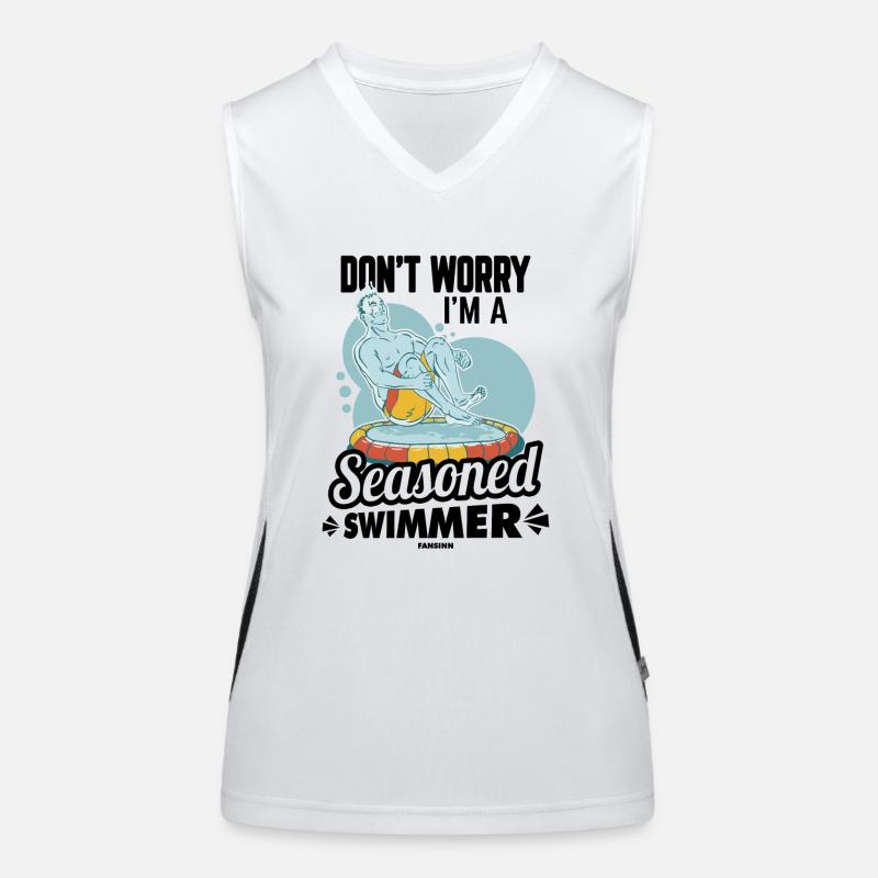 Schwimmen Funktionelles Kontrast-Tank Top für Frauen