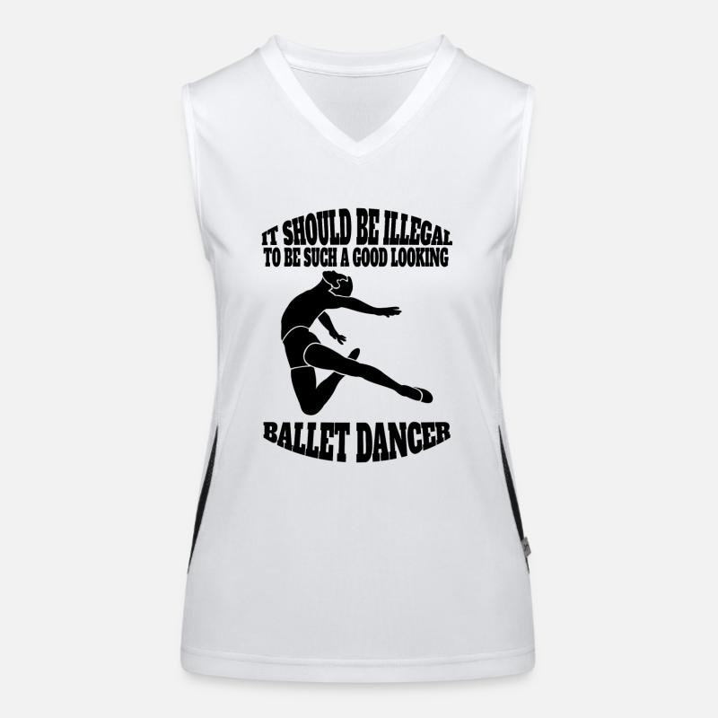 Ballet Gift Dance Ballerina Dance Class Dancer Women's Functional Contrast Tank Top