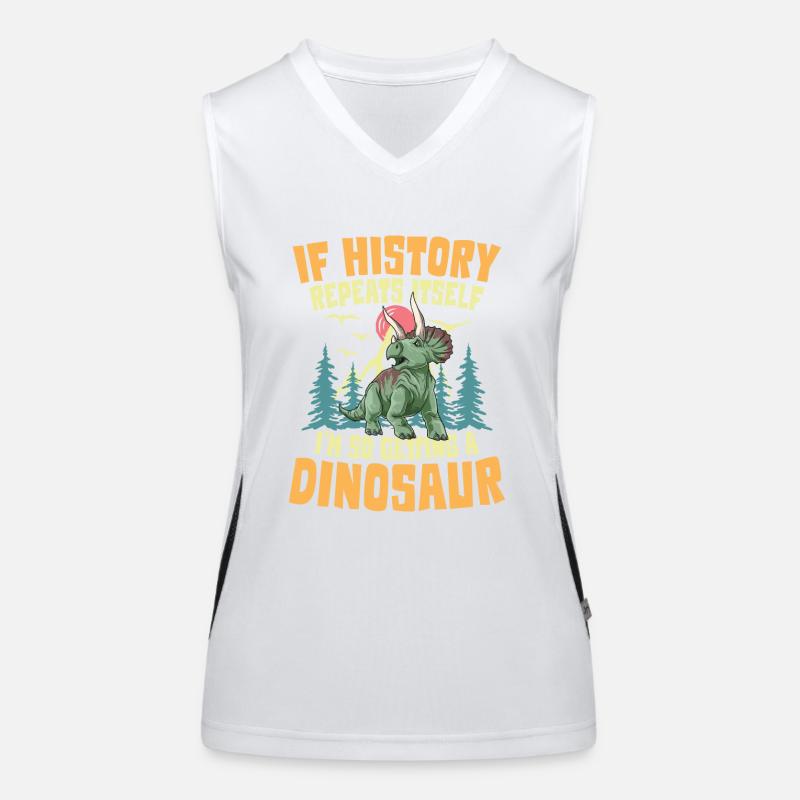 If History Repeats Itself I'm So Getting A Funktionelles Kontrast-Tank Top für Frauen