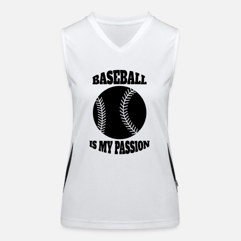 Baseball Gift Baseball Lover Baseball Game Women's Functional Contrast Tank Top