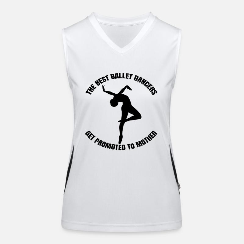 Ballet Dancer Mother Dance Ballerina Dance Class Women's Functional Contrast Tank Top