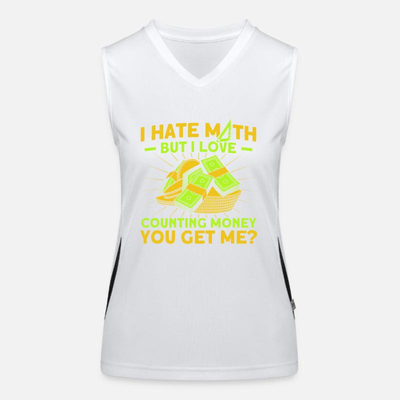 Math Mathématiques Sciences Math Cadeau Débardeur respirant contrasté Femme