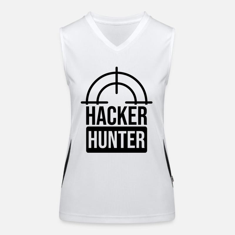 Hacker Hunter Gaming Warzone Streamer Console Game Funktionelles Kontrast-Tank Top für Frauen