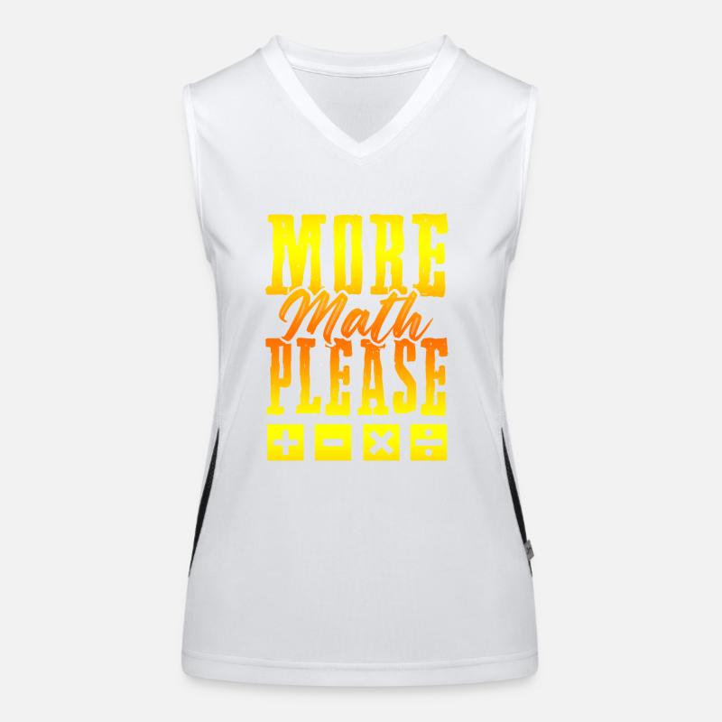 more mathematics Women's Functional Contrast Tank Top
