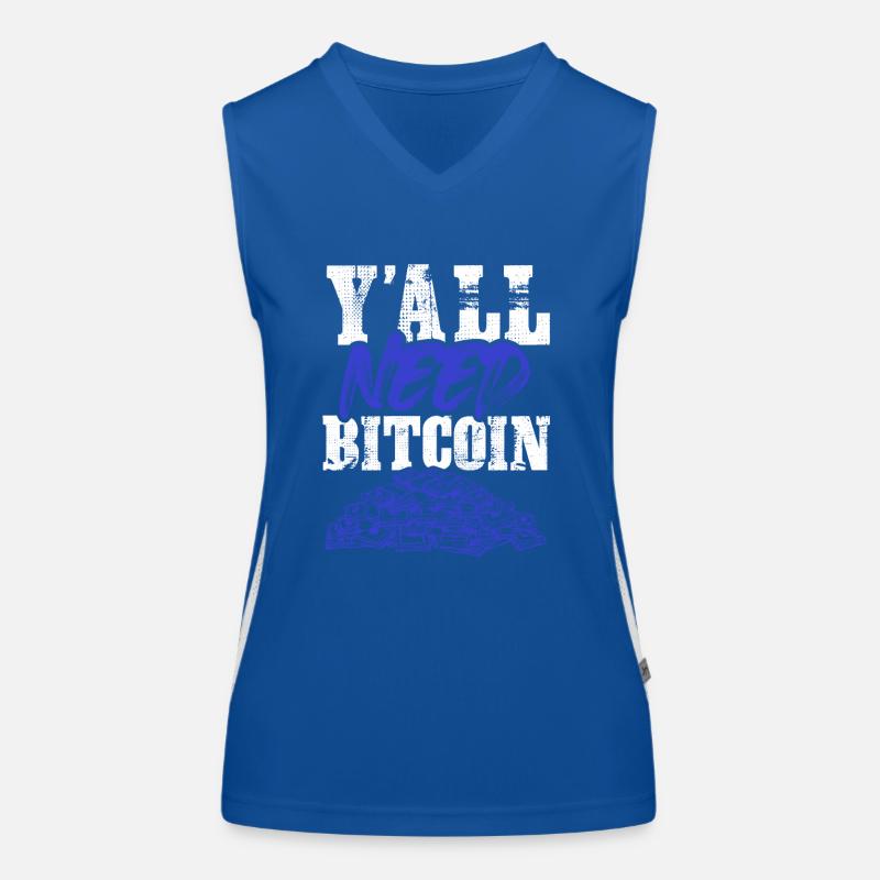 vous avez besoin de bitcoin Débardeur respirant contrasté Femme