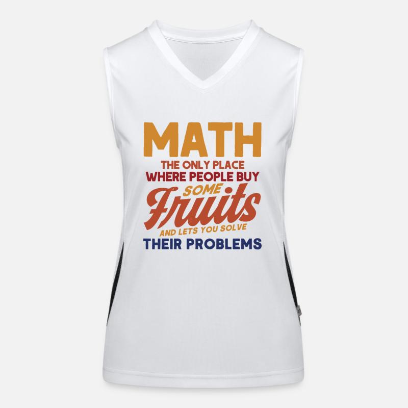Math Mathématiques Sciences Math Cadeau Débardeur respirant contrasté Femme