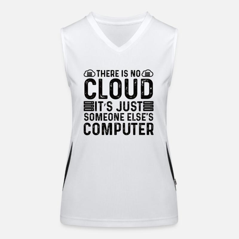 Programmeur Cloud Informaticien IoT Cybersécurité Débardeur respirant contrasté Femme