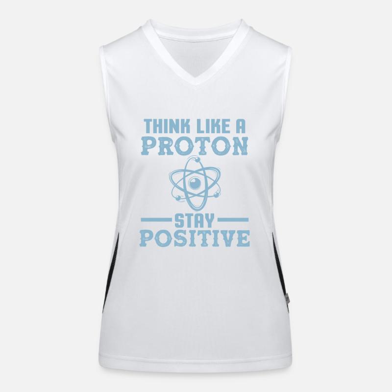 proton atom science Women's Functional Contrast Tank Top