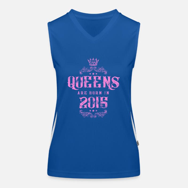 born in 2015 Funktionelles Kontrast-Tank Top für Frauen