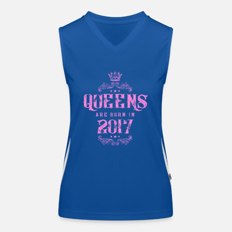 born in 2017 Women's Functional Contrast Tank Top