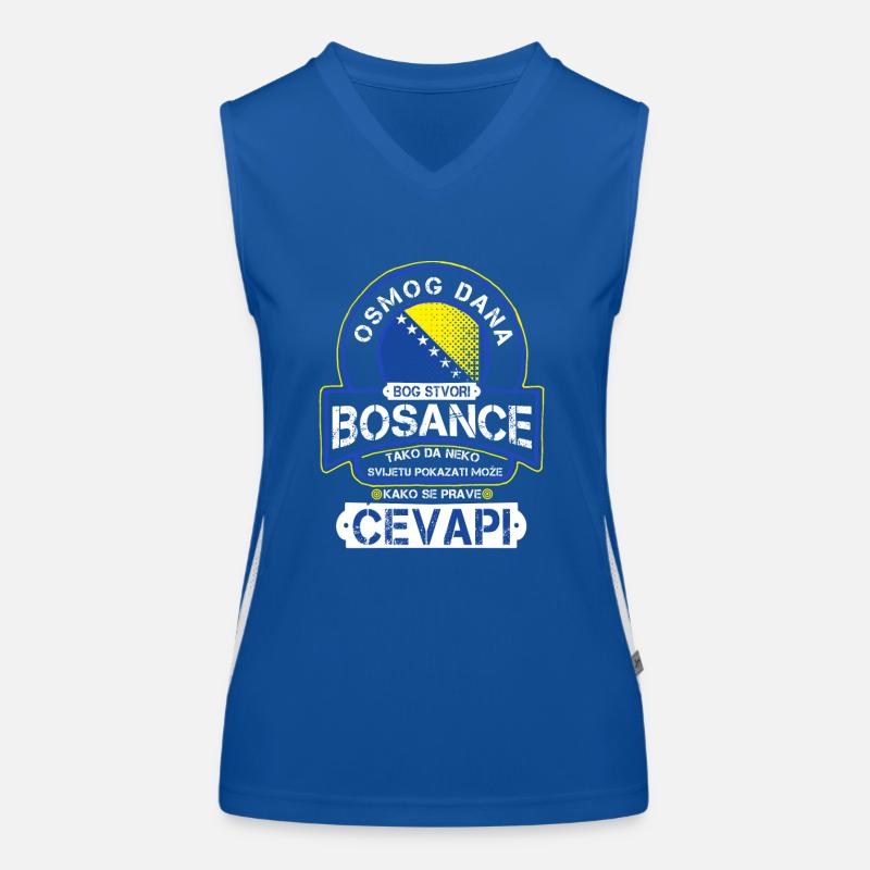 Bosanci i cevapi Débardeur respirant contrasté Femme