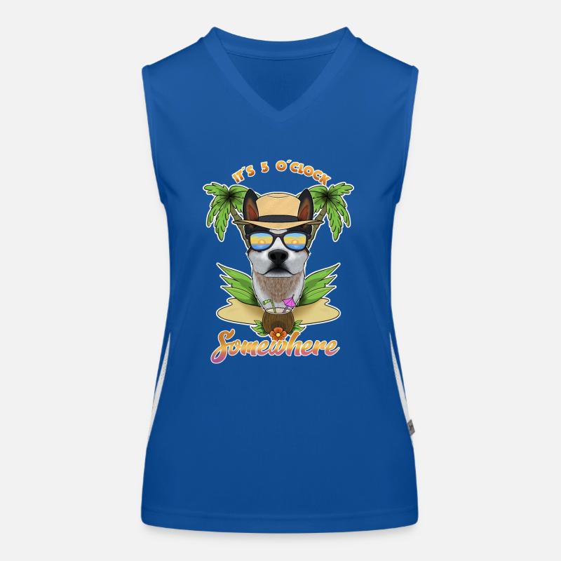It Is 5 OClock Somewhere Drinking Australian Funktionelles Kontrast-Tank Top für Frauen