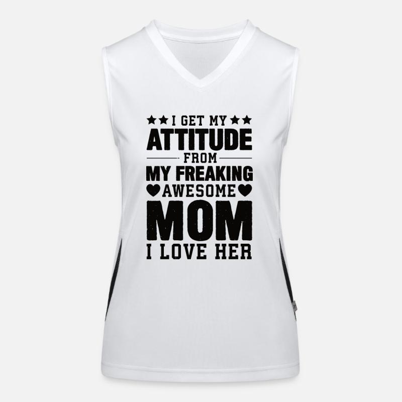 Beste Mama Überhaupt Muttertag Mutter Geschenk Funktionelles Kontrast-Tank Top für Frauen