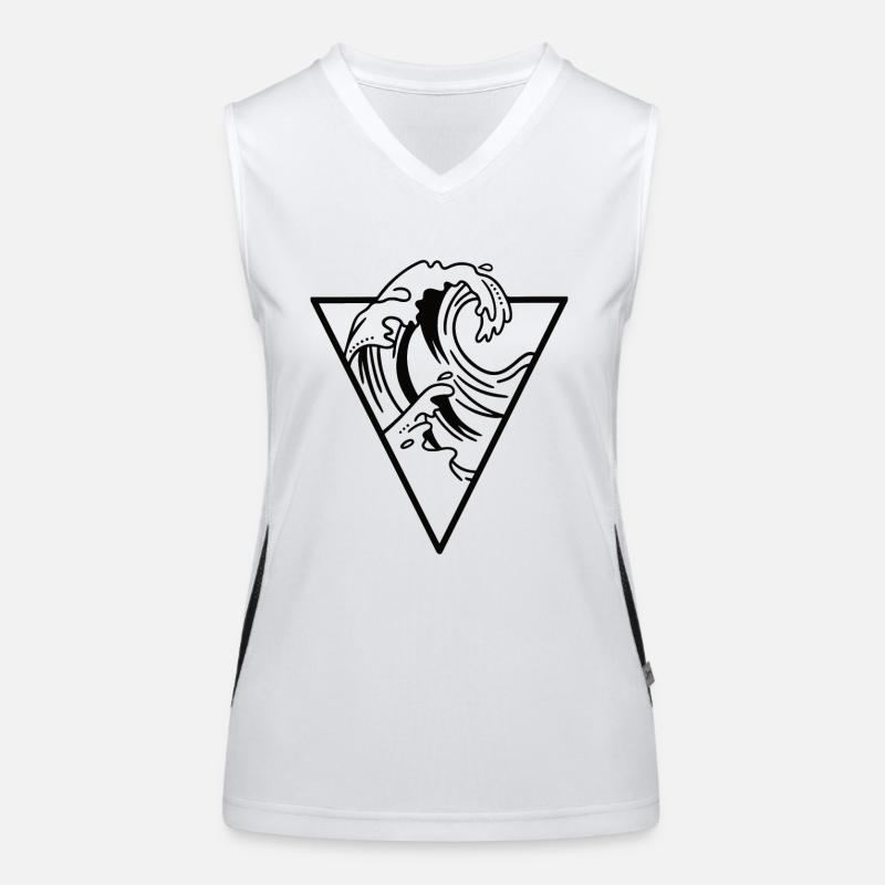 wave Women's Functional Contrast Tank Top