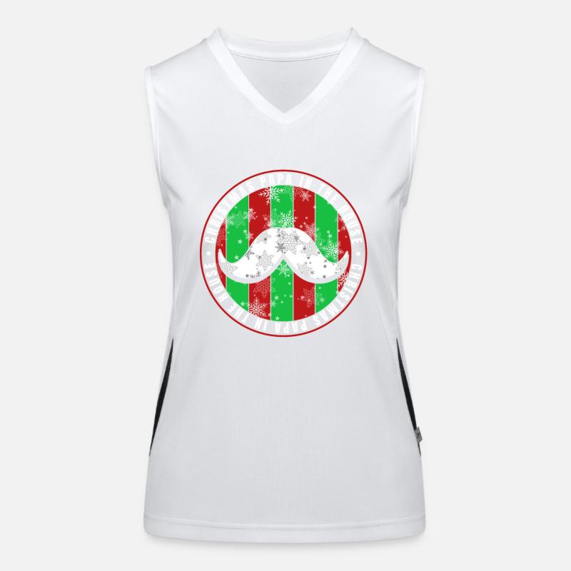 Amusing Dads Of Lovable Christmas Quote Women's Functional Contrast Tank Top