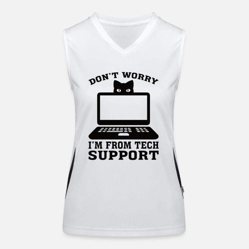 Technical Support Computer Technology IT Software Women's Functional Contrast Tank Top