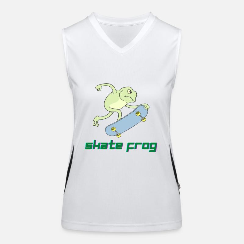 Grenouille de skate Débardeur respirant contrasté Femme