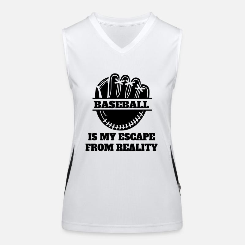 Baseball Gift Baseball Game Baseball Lovers Women's Functional Contrast Tank Top