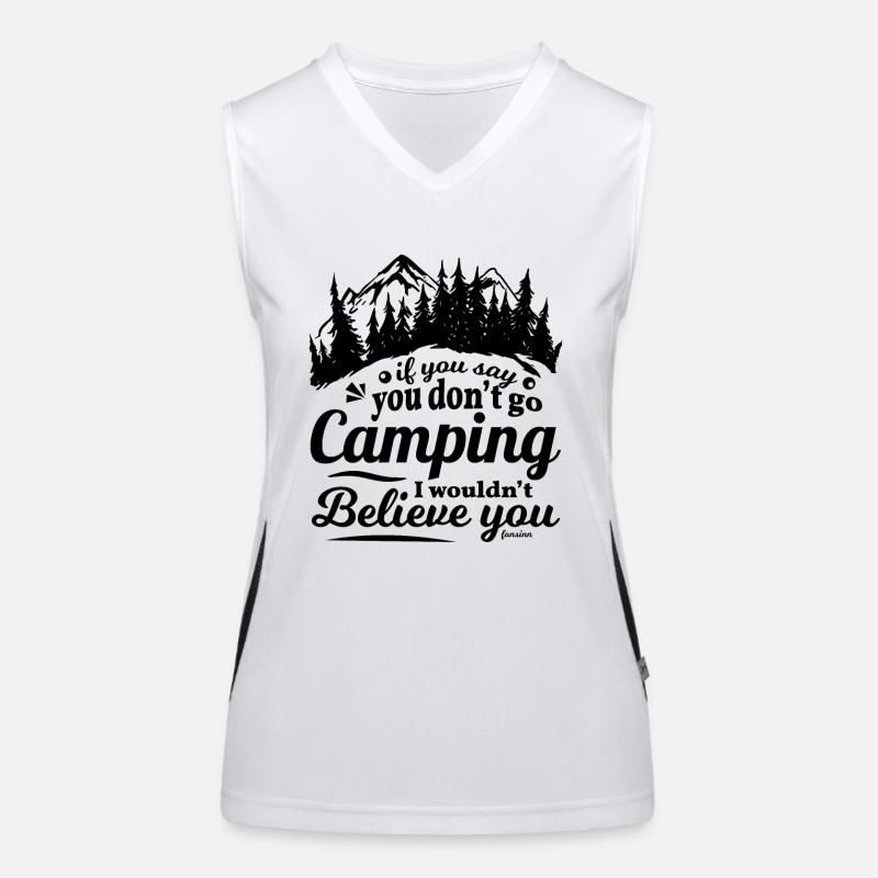 Camping Débardeur respirant contrasté Femme
