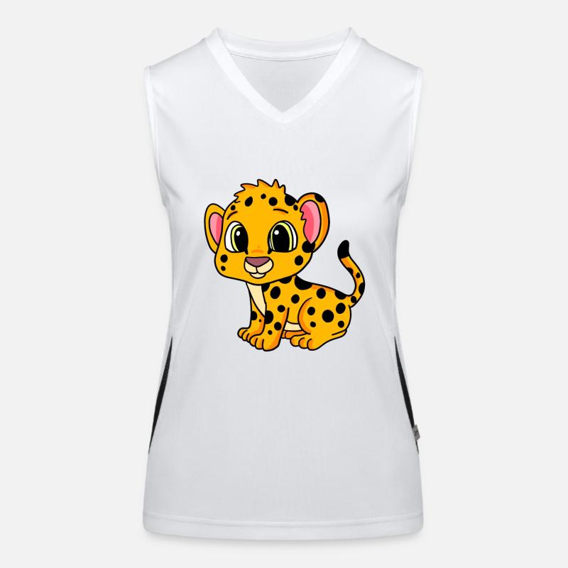 Guépard Débardeur respirant contrasté Femme